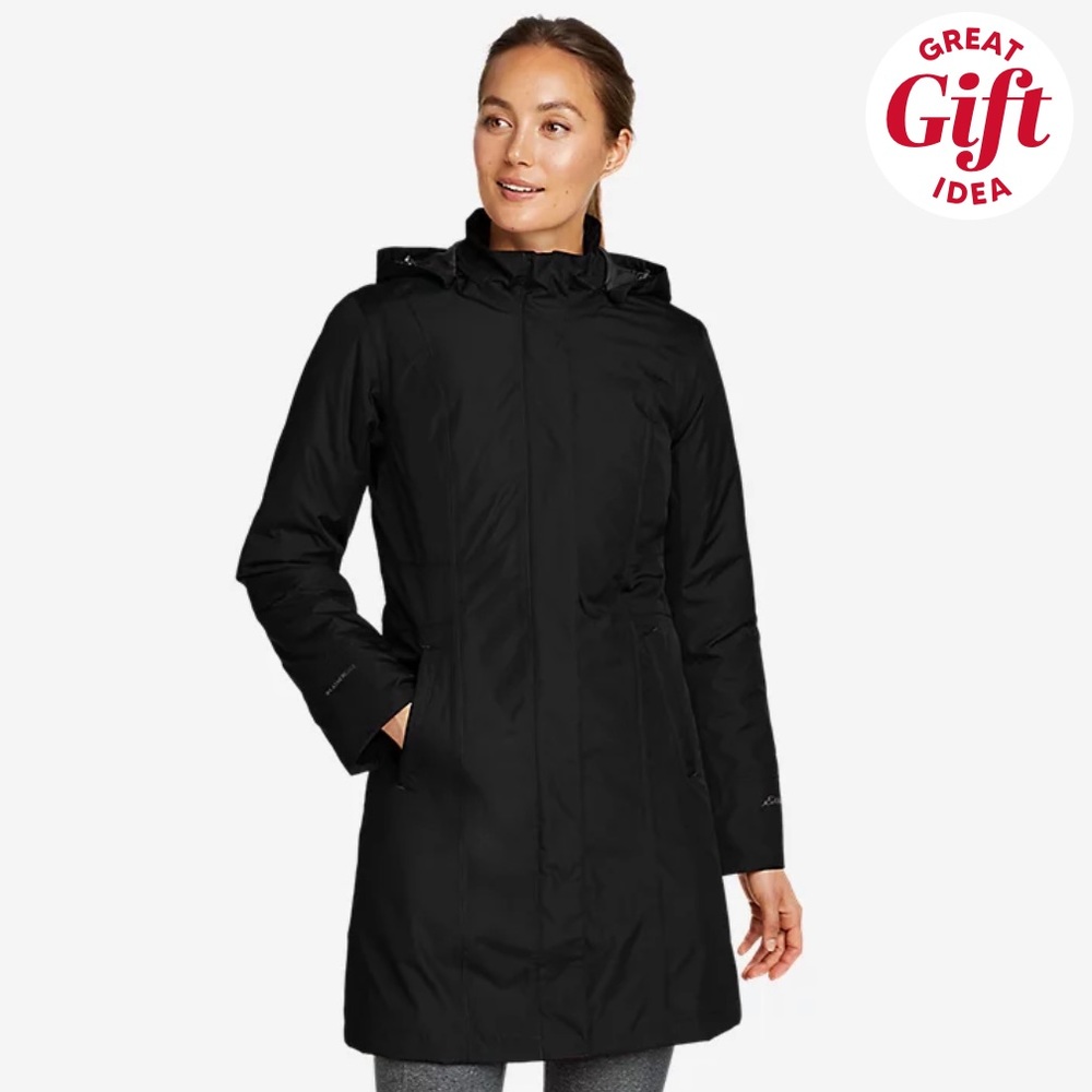 Eddie Bauer Women's Girl On The Go Insulated Trench Coat